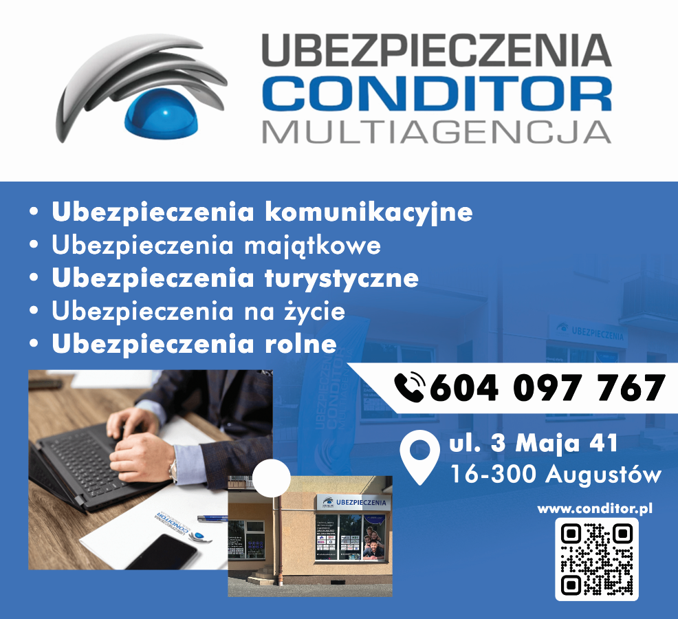 Ubezpieczenia CONDITOR Multiagencja - agent ubezpieczeniowy AUGUSTÓW agent ubezpieczeniowy AUGUSTÓW
